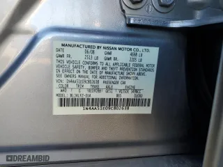 2009 Nissan Maxima 3.5 S with VIN 1N4AA51E09C802638, listed as a Copart auction lot 47180085 with 148,262 mi miles and Salvage Title. Bid and sale history available at carsss.com. Image 12.