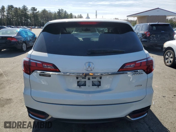 2018 Acura RDX with VIN 5J8TB4H34JL001750, listed as a Copart auction lot 48552315 with 70,808 mi miles and Salvage Title. Bid and sale history available at DreamBid. Image 6.