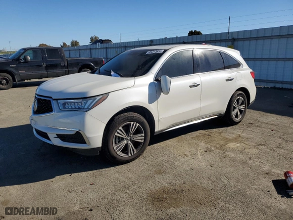 2018 Acura MDX with VIN 5J8YD3H33JL001989, listed as a Copart auction lot 89313855 with 94,675 mi miles and Salvage Title. Bid and sale history available at carsss.com. Image 1.