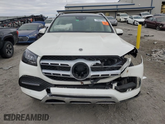 2022 Mercedes-Benz GLS 450 with VIN 4JGFF5KE8NA796685, listed as a Copart auction lot 79022703 with 27,015 mi miles and Salvage Title. Bid and sale history available at DreamBid. Image 5.
