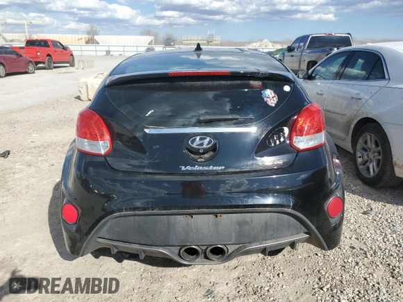 2016 Hyundai Veloster Turbo with VIN KMHTC6AE3GU264278, listed as a Copart auction lot 49557415 with Not provided miles and Clean title. Bid and sale history available at DreamBid. Image 6.