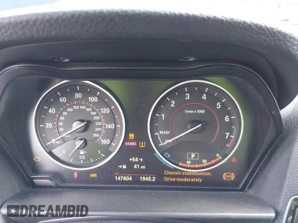 2016 BMW 2 Series 228i with VIN WBA1F9C55GV545295, listed as a IAAI auction lot 41539525 with 147,604 mi miles. Bid and sale history available at carsss.com. Image 7.