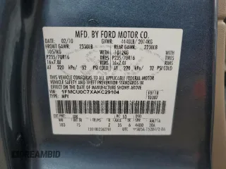 2010 Ford Escape XLS с VIN 1FMCU0C7XAKC29104, выставлен на аукционе Copart как лот 56395805 с пробегом 198 937 миль миль и Списание • Salvage title. История ставок и продаж доступна на DreamBid. Изображение 13.
