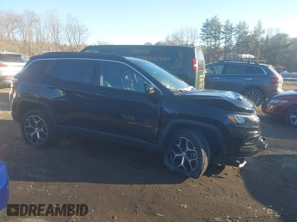 2024 Jeep Compass Limited with VIN 3C4NJDCN9RT130408, listed as a IAAI auction lot 41390693 with 8,412 mi miles and . Bid and sale history available at carsss.com. Image 13.