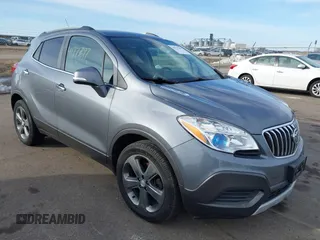 2014 Buick Encore with VIN KL4CJASB0EB727448, listed as a IAAI auction lot 41777697 with 128,812 mi miles. Bid and sale history available at carsss.com. Image 1.