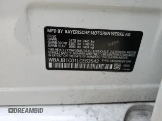 2020 BMW 5 Series z VIN WBAJB1C01LCE63543, wystawiony jako Copart lot #67312782 z przebiegiem 16 121 mil mil oraz . Historia ofert i sprzedaży dostępna na DreamBid. Obrazek 10.