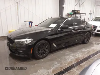 2018 BMW 5 Series 530i with VIN WBAJA5C52JWA37569, listed as a IAAI auction lot 41240799 with 80,116 mi miles and . Bid and sale history available at DreamBid. Image 18.
