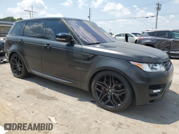 2017 Land Rover Range Rover Sport HSE Dynamic with VIN SALWV2FV5HA687274, listed as a Copart auction lot 65390814 with 104,554 mi miles and Salvage title. Bid and sale history available at DreamBid. Image 4.