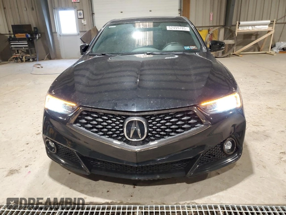 2018 Acura TLX w/A-SPEC Pkg with VIN 19UUB3F66JA000610, listed as a Copart auction lot 52499785 with 79,719 mi miles and Salvage Title. Bid and sale history available at carsss.com. Image 5.