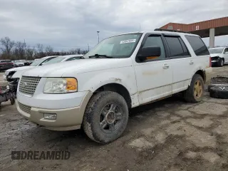 2006 Ford Expedition Eddie Bauer with VIN 1FMFU18566LA93257, listed as a Copart auction lot 42687895 with 180,991 mi miles and Salvage Title. Bid and sale history available at carsss.com. Image 1.