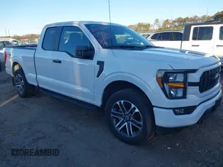 2023 Ford F-150 XL with VIN 1FTEX1EP5PKE55616, listed as a IAAI auction lot 41258148 with 23,303 mi miles and . Bid and sale history available at DreamBid. Image 1.