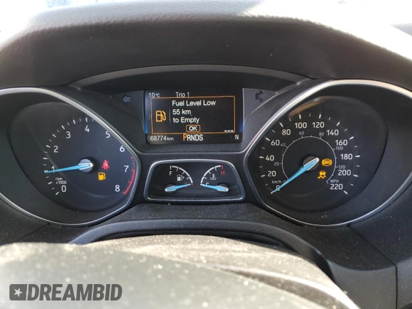 2018 Ford Focus Titanium z VIN 1FADP3N2XJL297048, wystawiony jako Copart lot #61579925 z przebiegiem 68 774 mil mil oraz Szkoda całkowita • Salvage title. Historia ofert i sprzedaży dostępna na DreamBid. Obrazek 9.