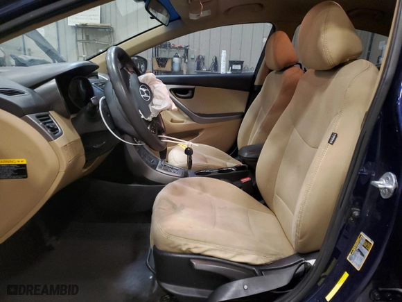 2013 Hyundai Elantra GLS with VIN 5NPDH4AE7DH185927, listed as a Copart auction lot 52011155 with 159,136 mi miles and Non Repairable. Bid and sale history available at carsss.com. Image 7.