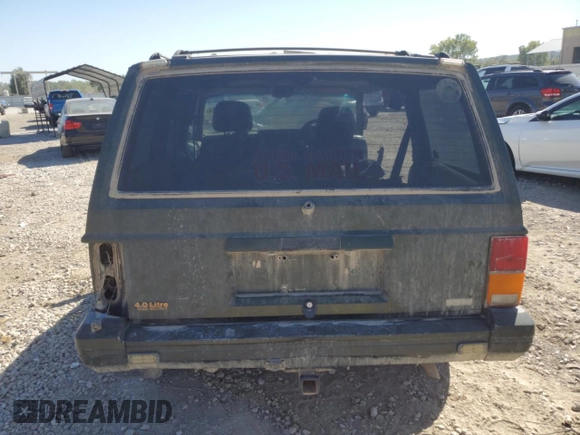 1995 Jeep Cherokee with VIN 1J4FN78S5SL557086, listed as a Copart auction lot 74221184 with 416,415 mi miles and Salvage title. Bid and sale history available at DreamBid. Image 6.