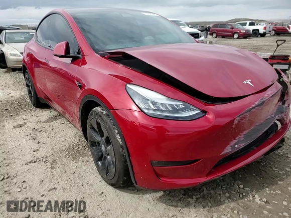 2020 Tesla Model Y Long Range with VIN 5YJYGDEE1LF009967, listed as a Copart auction lot 49920385 with Not Provided miles and Salvage Title. Bid and sale history available at DreamBid. Image 11.
