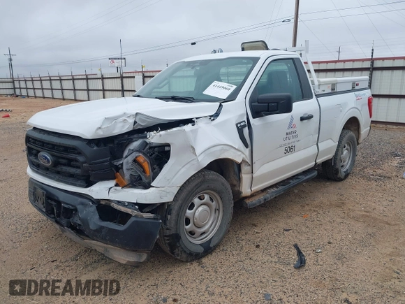 2023 Ford F-150 XL with VIN 1FTMF1CPXPKF78037, listed as a IAAI auction lot 41449060 with 13,255 mi miles and . Bid and sale history available at carsss.com. Image 18.