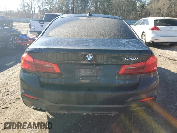 2017 BMW 5 Series 540i with VIN WBAJE5C37HG914383, listed as a Copart auction lot 46895345 with Not provided miles and Salvage title. Bid and sale history available at DreamBid. Image 6.