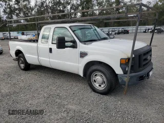 2008 Ford Super Duty F-250 SRW XL with VIN 1FTSX20R48EC09657, listed as a Copart auction lot 89409565 with 0 mi miles and Clean Title. Bid and sale history available at carsss.com. Image 4.