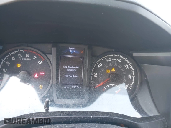 2020 Toyota Tacoma SR with VIN 5TFRX5GN9LX176803, listed as a IAAI auction lot 42646725 with 93,764 mi miles and . Bid and sale history available at DreamBid. Image 7.