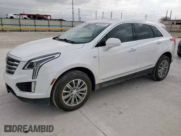 2017 Cadillac XT5 Luxury FWD with VIN 1GYKNBRS5HZ131517, listed as a Copart auction lot 60605595 with 130,522 mi miles and Clean title. Bid and sale history available at DreamBid. Image 1.