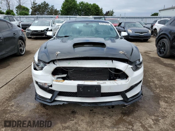 2016 Ford Mustang GT with VIN 1FA6P8CFXG5297026, listed as a Copart auction lot 61017575 with 124,367 mi miles and Salvage title. Bid and sale history available at DreamBid. Image 5.