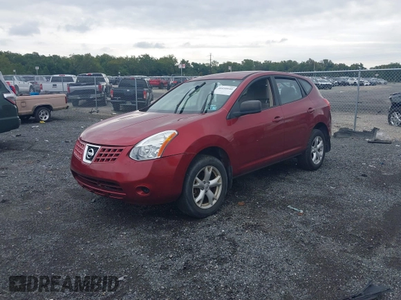 2009 Nissan Rogue SL with VIN JN8AS58T29W044557, listed as a IAAI auction lot 40450040 with 184,519 mi miles and . Bid and sale history available at DreamBid. Image 2.