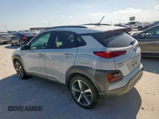 2018 Hyundai Kona Ultimate with VIN KM8K53A50JU098636, listed as a Copart auction lot 54158865 with 157,006 mi miles and Clean Title. Bid and sale history available at carsss.com. Image 2.