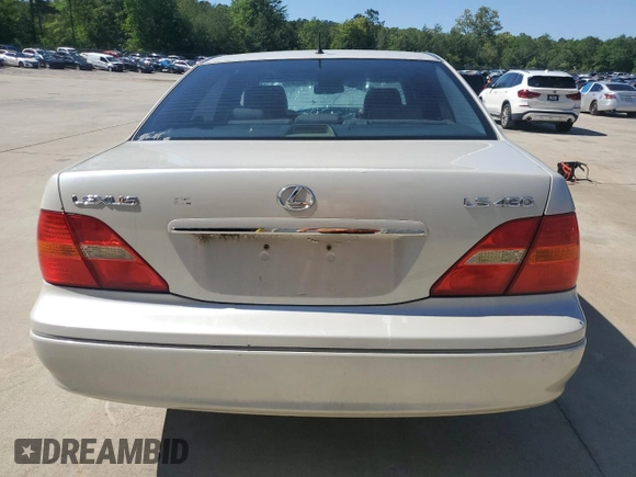 2002 Lexus LS 430 z VIN JTHBN30F620077425, wystawiony jako Copart lot #54665525 z przebiegiem 275 480 mil mil oraz Szkoda całkowita • Salvage title. Historia ofert i sprzedaży dostępna na DreamBid. Obrazek 6.