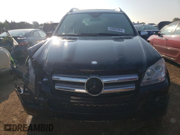 2009 Mercedes-Benz GL-Class 3.0L BlueTEC with VIN 4JGBF25E99A497057, listed as a Copart auction lot 64082564 with 124,216 mi miles and Salvage Title. Bid and sale history available at carsss.com. Image 5.