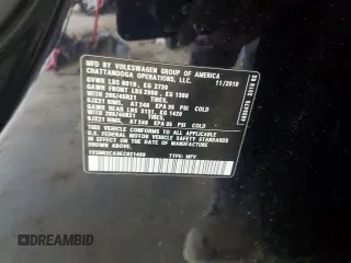 2019 Volkswagen Atlas SEL Premium с VIN 1V2NR2CA3KC621499, выставлен на аукционе Copart как лот 53777925 с пробегом 108 604 миль миль и Списание • Salvage title. История ставок и продаж доступна на DreamBid. Изображение 13.