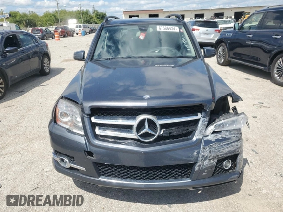 2011 Mercedes-Benz GLK 350 with VIN WDCGG8HB1BF625080, listed as a Copart auction lot 67586434 with 155,503 mi miles and Salvage Title. Bid and sale history available at DreamBid. Image 5.