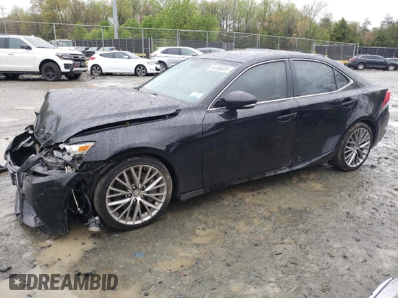 2016 Lexus IS 300/350 with VIN JTHCM1D25G5012143, listed as a Copart auction lot 51346405 with 110,106 mi miles and Salvage Title. Bid and sale history available at DreamBid. Image 1.