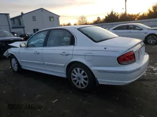 2003 Hyundai Sonata GLS with VIN KMHWF35HX3A756776, listed as a Copart auction lot 86134954 with 100,605 mi miles and Salvage Title. Bid and sale history available at carsss.com. Image 2.