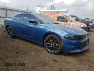 2022 Dodge Charger SXT with VIN 2C3CDXBG1NH112267, listed as a Copart auction lot 77674963 with 68,400 mi miles and Salvage Title. Bid and sale history available at DreamBid. Image 4.