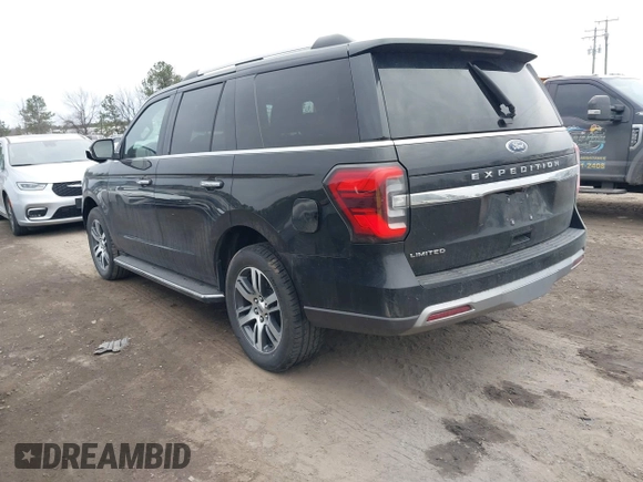 2023 Ford Expedition Limited with VIN 1FMJU1K80PEA29105, listed as a IAAI auction lot 41686107 with 61,256 mi miles. Bid and sale history available at carsss.com. Image 3.