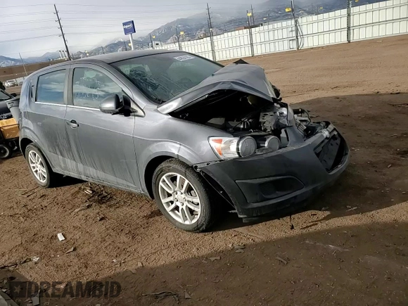 2013 Chevrolet Sonic LT with VIN 1G1JC6SBXD4121722, listed as a Copart auction lot 44824185 with 0 mi miles and Salvage Title. Bid and sale history available at carsss.com. Image 11.