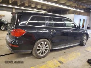 2015 Mercedes-Benz GL-Class GL 450 with VIN 4JGDF6EE7FA570776, listed as a Copart auction lot 82875623 with 104,115 mi miles. Bid and sale history available at carsss.com. Image 3.