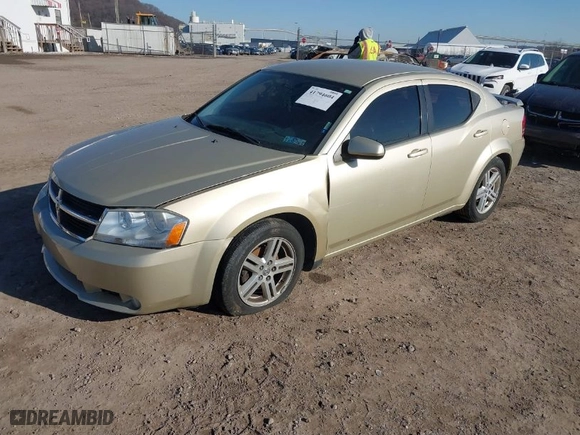 2010 Dodge Avenger R/T with VIN 1B3CC5FB5AN206267, listed as a IAAI auction lot 41794604 with 0 mi miles. Bid and sale history available at carsss.com. Image 2.