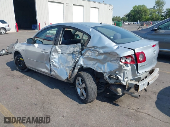 2006 Mazda Mazda3 i with VIN JM1BK12G861534885, listed as a IAAI auction lot 39860656 with 203,722 mi miles. Bid and sale history available at carsss.com. Image 3.