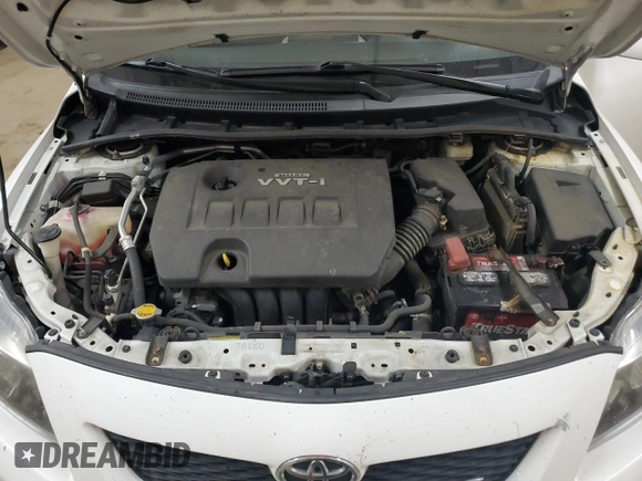 2010 Toyota Corolla with VIN 2T1BU4EE1AC447615, listed as a Copart auction lot 53095075 with 103,500 mi miles and Salvage Title. Bid and sale history available at carsss.com. Image 11.