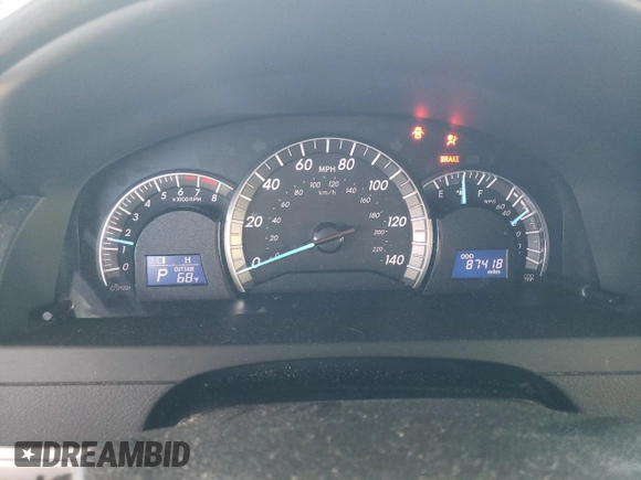 2013 Toyota Camry L with VIN 4T1BF1FK0DU295987, listed as a Copart auction lot 50448865 with 87,418 mi miles and Salvage Title. Bid and sale history available at carsss.com. Image 9.