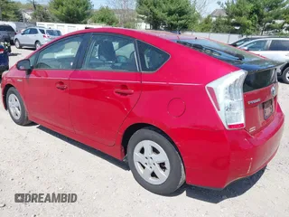 2011 Toyota Prius I with VIN JTDKN3DU2B5346291, listed as a IAAI auction lot 42088192 with 257,288 mi miles. Bid and sale history available at carsss.com. Image 3.