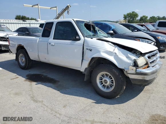 1998 Ford Ranger XL with VIN 1FTYR14X1WTA17306, listed as a Copart auction lot 68239084 with 0 mi miles and Salvage Title. Bid and sale history available at carsss.com. Image 4.