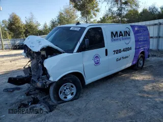 2021 Chevrolet Express Cargo with VIN 1GCWGBF78M1168426, listed as a Copart auction lot 83822344 with Not provided miles and Non repairable. Bid and sale history available at DreamBid. Image 1.