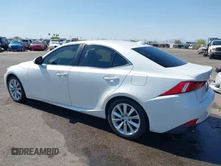 2014 Lexus IS 250 with VIN JTHBF1D20E5036112, listed as a IAAI auction lot 42619779 with 161,572 mi miles and . Bid and sale history available at DreamBid. Image 3.