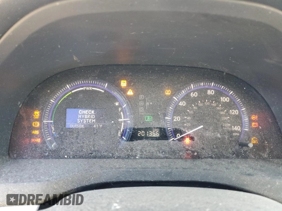 2010 Lexus HS 250h with VIN JTHBB1BA2A2005882, listed as a Copart auction lot 45194235 with 201,356 mi miles and Clean Title. Bid and sale history available at DreamBid. Image 9.
