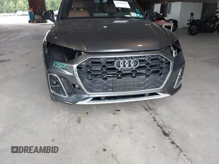 2024 Audi Q5 S line Premium Plus with VIN WA1EAAFY2R2052361, listed as a IAAI auction lot 39766650 with 2,181 mi miles and . Bid and sale history available at DreamBid. Image 18.