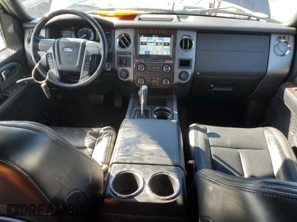 2016 Ford Expedition Max Platinum with VIN 1FMJK1MT4GEF07212, listed as a Copart auction lot 44068905 with 126,210 mi miles and Non repairable. Bid and sale history available at DreamBid. Image 8.
