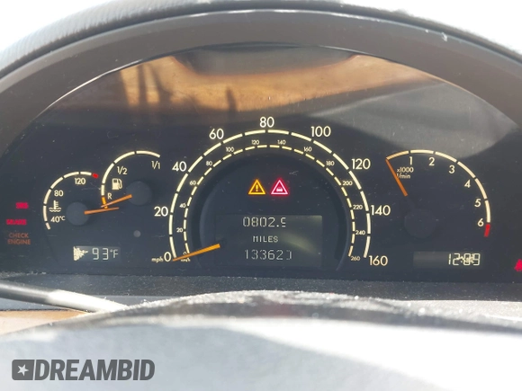 2000 Mercedes-Benz S 320/430/500 with VIN WDBNG70J3YA053038, listed as a IAAI auction lot 42043673 with 133,620 mi miles and . Bid and sale history available at DreamBid. Image 7.