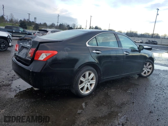 2007 Lexus ES 350 with VIN JTHBJ46G472095032, listed as a Copart auction lot 88281145 with 75,443 mi miles and Salvage Title. Bid and sale history available at carsss.com. Image 3.
